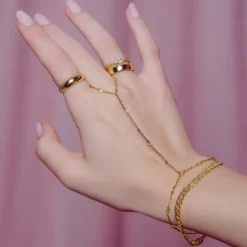 Bar Hand Chain^Evry Jewels New
