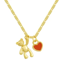 Bear Hug Necklace^Evry Jewels Outlet