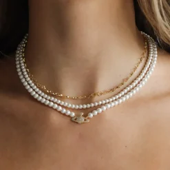 Broken Heart Necklace^Evry Jewels Online