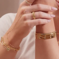 Champagne Bangle^Evry Jewels Fashion