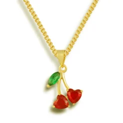 Cherry Girl Necklace^Evry Jewels Clearance