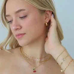 Cherry Girl Necklace^Evry Jewels Clearance