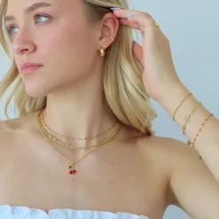 Cherry Girl Necklace^Evry Jewels Clearance