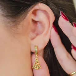 Christmas Tree Earrings^Evry Jewels Hot