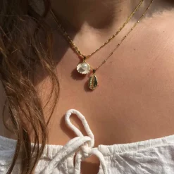 Cowrie Necklace^Evry Jewels Clearance