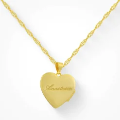 Custom/Personalized Heart Locket Necklace^Evry Jewels Hot