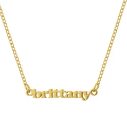 Custom/Personalized Mini Nameplate Necklace^Evry Jewels Hot