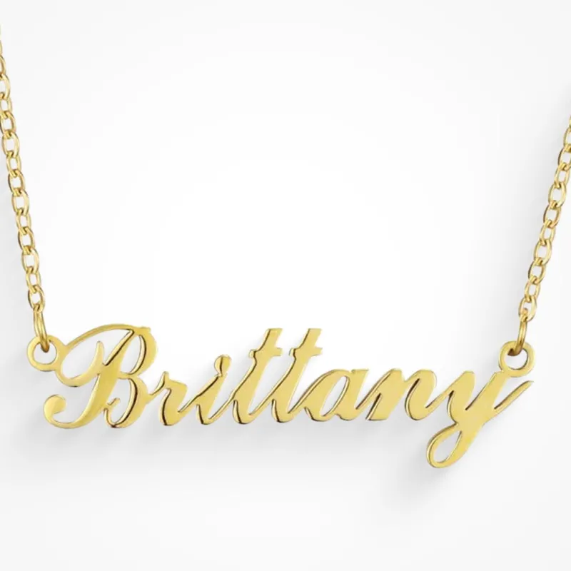 Custom/Personalized Nameplate Necklace^Evry Jewels Discount