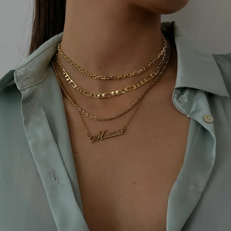 Custom/Personalized Nameplate Necklace^Evry Jewels Discount