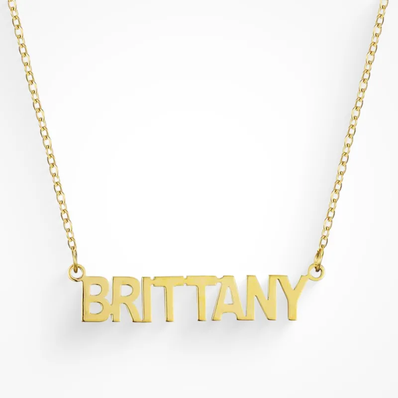 Custom/Personalized Nameplate Necklace^Evry Jewels Discount