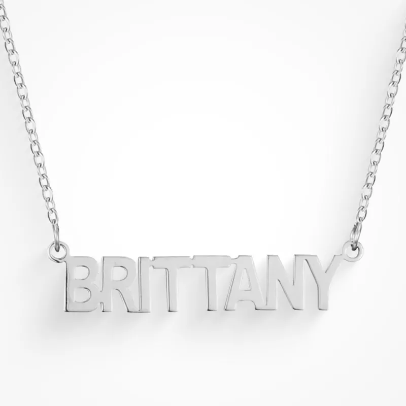 Custom/Personalized Nameplate Necklace^Evry Jewels Discount