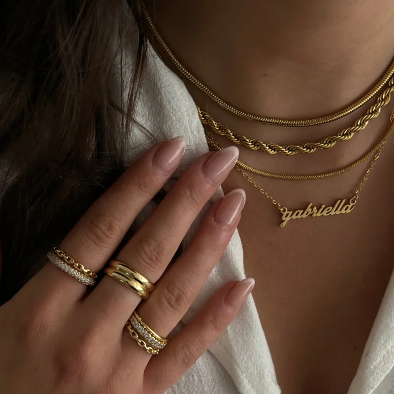 Custom/Personalized Nameplate Necklace^Evry Jewels Discount