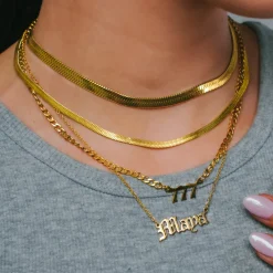 Custom/Personalized Nameplate Necklace^Evry Jewels Discount