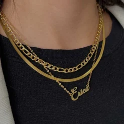 Custom/Personalized Nameplate Necklace^Evry Jewels Discount