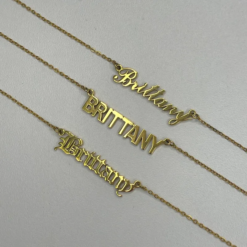 Custom/Personalized Nameplate Necklace^Evry Jewels Discount