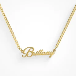 Custom/Personalized Nameplate Curb Necklace^Evry Jewels New