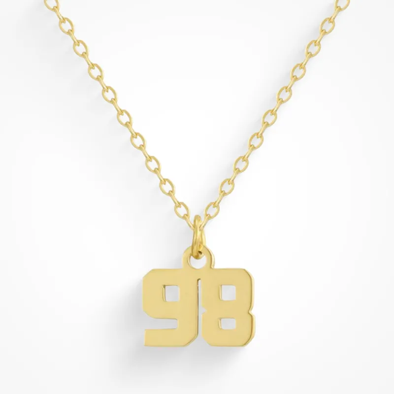 Custom/Personalized Number Pendant Necklace^Evry Jewels Discount