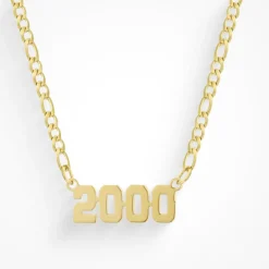 Custom/Personalized Number Nameplate Necklace^Evry Jewels Clearance