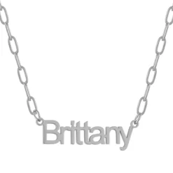 Custom/Personalized Paperclip Nameplate Necklace^Evry Jewels Sale