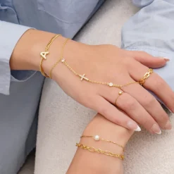 Don't Cross Me Hand Chain^Evry Jewels New
