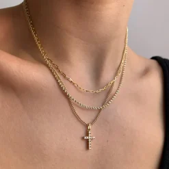 Don't Cross Me Necklace^Evry Jewels Best