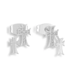 Double Cross Me Studs^Evry Jewels Discount
