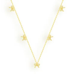Gilded Bow Necklace^Evry Jewels Sale