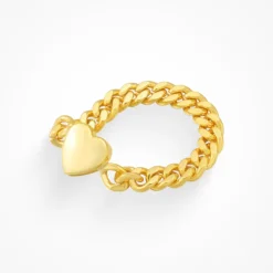 Heart of Gold Ring^Evry Jewels Online