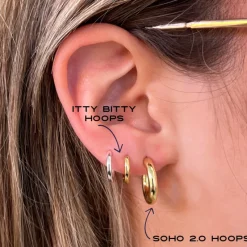 Itty Bitty Hoops^Evry Jewels Online