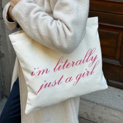 Just A Girl Tote Bag^Evry Jewels Fashion