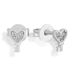 Key To My Heart Earrings^Evry Jewels Clearance