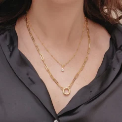 Linked Together Charm Necklace^Evry Jewels Sale