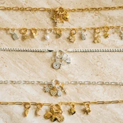 Linked Together Charm Necklace^Evry Jewels Sale