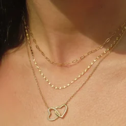 Love Linked Necklace^Evry Jewels New