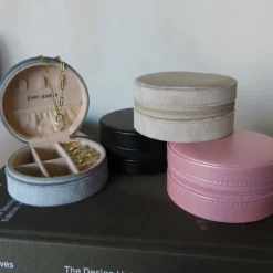 Mini Round Jewelry Box^Evry Jewels New