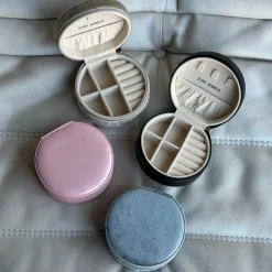 Mini Round Jewelry Box^Evry Jewels New