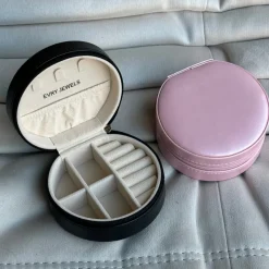 Mini Round Jewelry Box^Evry Jewels New