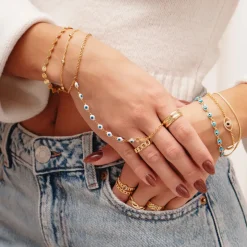 Nazar Hand Chain^Evry Jewels Fashion