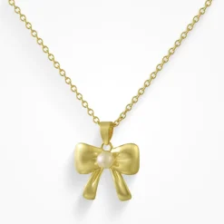 Put a Bow on It Necklace^Evry Jewels Sale