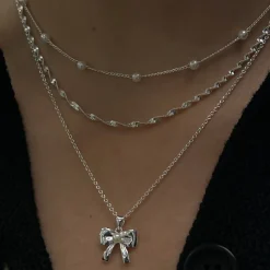 Put a Bow on It Necklace^Evry Jewels Sale