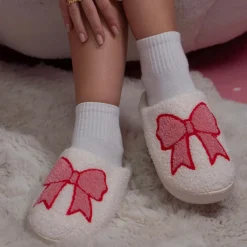 Put a Bow on It Slippers^Evry Jewels Hot