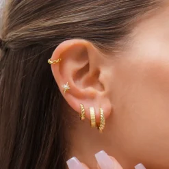 Ridges Earrings^Evry Jewels Online