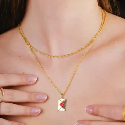 Sent With Love Necklace^Evry Jewels Outlet