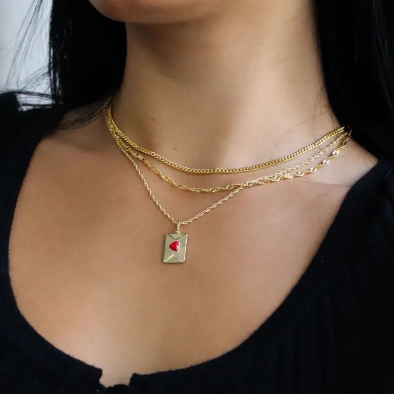 Sent With Love Necklace^Evry Jewels Outlet
