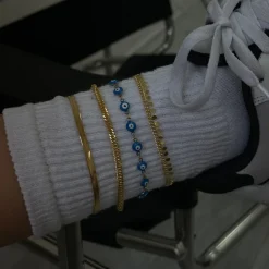 Shining Snake Anklet^Evry Jewels New