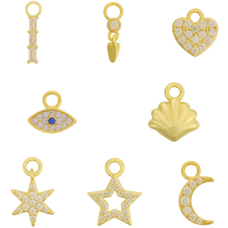 Single Hoop Charm^Evry Jewels New