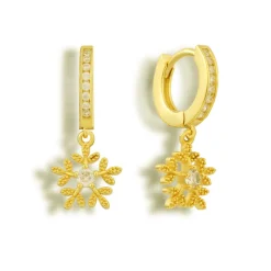 Snowflake Earrings^Evry Jewels Online