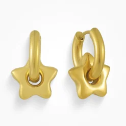 Star Crossed Lovers Earrings^Evry Jewels New