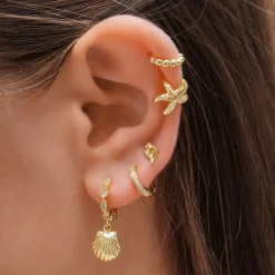 Starfish Ear Cuff^Evry Jewels Sale