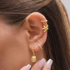 Starfish Ear Cuff^Evry Jewels Sale